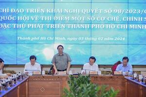 Phiên họp lần thứ hai Ban Chỉ đạo triển khai cơ chế, chính sách đặc thù phát triển TP. Hồ Chí Minh