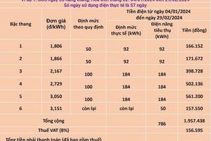 Thay đổi lịch ghi chỉ số điện không ảnh hưởng tới quyền lợi của khách hàng