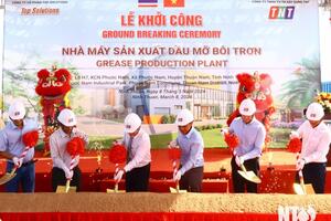 Ninh Thuận: Khởi công xây dựng Nhà máy sản xuất dầu mỡ bôi trơn