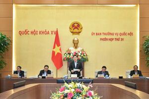 Khai mạc phiên họp thứ 31 của Ủy ban Thường vụ Quốc hội