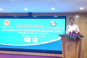 Phát động giải báo chí toàn quốc về dùng năng lượng tiết kiệm, hiệu quả năm 2024