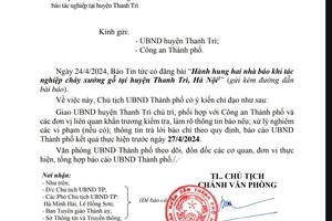 Chủ tịch Hà Nội chỉ đạo làm rõ vụ 2 phóng viên bị hành hung