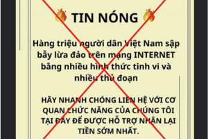 Cảnh báo giả mạo Học viện An ninh Nhân dân/Cao đẳng Cảnh sát Nhân dân hỗ trợ lấy lại tiền đã mất