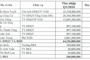 Công ty niêm yết vừa trả lương, thưởng cho nữ Chủ tịch U90 hơn 7 tỷ đồng/tháng trong quý 1/2024: Cổ phiếu tăng 94% từ đầu năm, lợi nhuận tăng 'phi mã' 2 năm gần đây