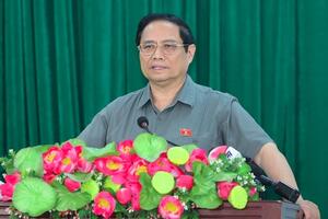Thủ tướng Phạm Minh Chính thông tin đến cử tri về dự án điện khí Lô B – Ô Môn