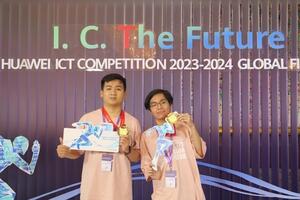 Sinh viên Việt Nam đạt giải ba cuộc thi toàn cầu Huawei ICT Competition