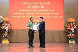 Thượng tướng Lương Tam Quang được chỉ định giữ chức Bí thư Đảng ủy Công an Trung ương