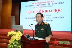 Bộ Quốc phòng: Tổ chức hội thảo về tình đoàn kết Việt Nam – Lào – Campuchia