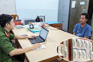 An Giang: Bắt quả tang đối tượng vận chuyển trái phép ngoại tệ qua biên giới