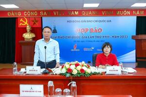 Sẽ có 122 tác phẩm được vinh danh tại lễ trao Giải Báo chí Quốc gia lần thứ XVIII
