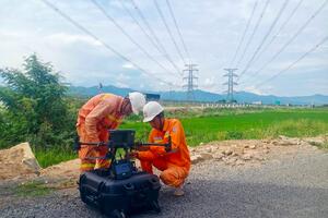 Bình Thuận: Ứng dụng UAV trong quản lý vận hành lưới điện