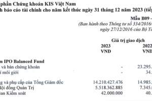 Công ty chứng khoán trả thù lao hơn 14 tỷ đồng/năm cho CEO kinh doanh ra sao?