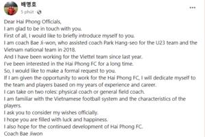Cựu trợ lý HLV Park Hang Seo 'nộp đơn' xin việc đội bóng V-League