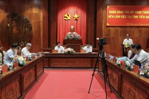 Bộ trưởng Công Thương làm việc với tỉnh Tiền Giang
