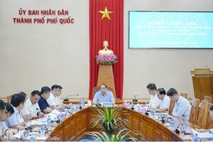 Chủ tịch tỉnh Kiên Giang làm việc, tháo gỡ khó khăn cho DN tại Phú Quốc