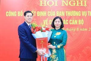 Đồng chí Nguyễn Xuân Phong là tân Phó Bí thư Huyện ủy Thanh Trì