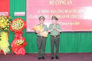 Bổ nhiệm Đại tá Trần Xuân Ánh làm Giám đốc Công an tỉnh Thái Bình
