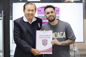CLB Bình Dương công bố tuyển thủ Brazil, đồng đội cũ của Neymar