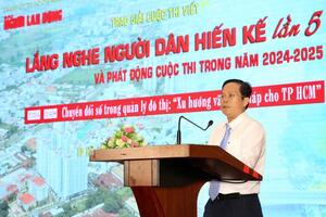 Trao giải cuộc thi "Lắng nghe người dân hiến kế" lần 5