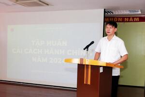 Tập huấn cải cách hành chính, đẩy mạnh ứng dụng công nghệ thông tin