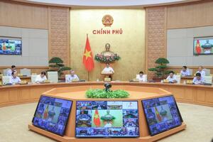 Thủ tướng chủ trì phiên họp Chính phủ thường kỳ trực tuyến với 63 địa phương