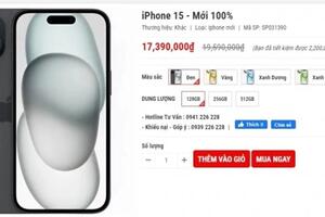 Đây là iPhone màn Dynamic Island mới rẻ nhất Việt Nam, như iPhone 16, bán chạy hơn Galaxy S24 Ultra