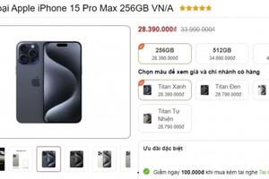 iPhone 15 Pro Max đã đến thời điểm vàng sở hữu, rẻ hơn iPhone 16 Pro Max gần 6 triệu