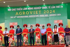 256 gian hàng tham gia Hội chợ triển lãm Nông nghiệp Quốc tế AgroViet 2024