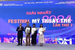 29 tác phẩm được trao giải Festival Mỹ thuật trẻ lần thứ 7 năm 2024