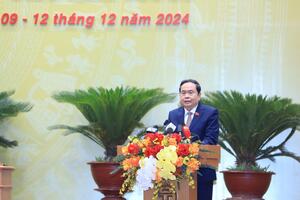 Chủ tịch Quốc hội Trần Thanh Mẫn: Hà Nội cần tập trung nguồn lực để thực hiện thành công các đột phá chiến lược