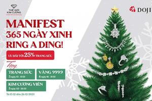 “Manifest” 365 ngày xinh tươi với quà trang sức DOJI, Thế giới Kim cương