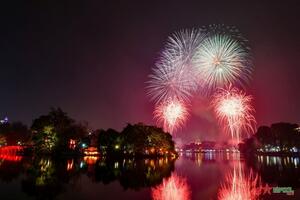 Hà Nội bắn pháo hoa Tết Dương lịch 2025 tại 5 điểm