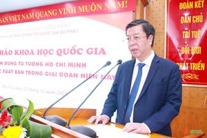 Hội thảo vận dụng tư tưởng Hồ Chí Minh về công tác xuất bản