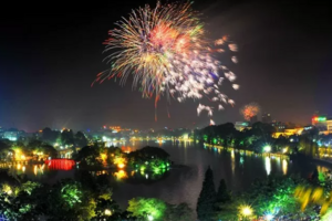 Danh sách các điểm bắn pháo hoa dịp Tết tại Hà Nội