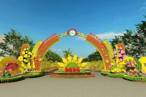 Cần Thơ: 30.000 giỏ hoa, cây cảnh rực rỡ dịp Tết
