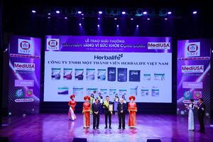 Lần thứ 10 liên tiếp Herbalife Việt Nam đạt giải thưởng “Sản phẩm Vàng Vì sức khỏe cộng đồng”