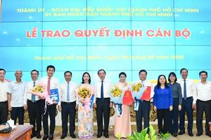 TP. Hồ Chí Minh điều động, bổ nhiệm lãnh đạo chủ chốt