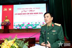 Tổng cục Hậu cần - Kỹ thuật gặp mặt cơ quan báo chí đầu năm 2025