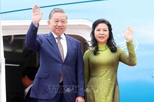 Tổng Bí thư Tô Lâm và Phu nhân bắt đầu thăm cấp Nhà nước Cộng hòa Indonesia, thăm chính thức Ban Thư ký ASEAN