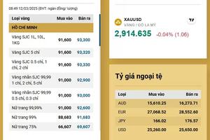 Giá vàng hôm nay tăng mạnh do nhà đầu tư đổ xô đi mua