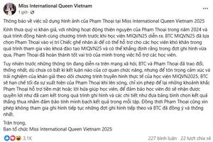 Miss International Queen Vietnam hạn chế hình ảnh của Phạm Thoại