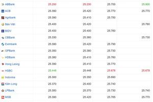 Tỷ giá USD hôm nay 24/03/2025: Vị thế đồng USD suy giảm