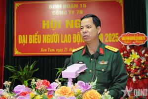 Công ty 78 (Binh đoàn 15) phấn đấu doanh thu năm 2025 đạt 275,89 tỷ đồng