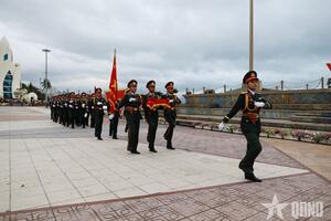 Lễ thượng cờ nhân dịp kỷ niệm 50 năm Ngày giải phóng tỉnh Khánh Hòa