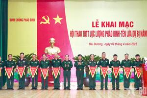 Khai mạc Hội thao thể dục thể thao lực lượng Pháo binh - Tên lửa dự bị 2025