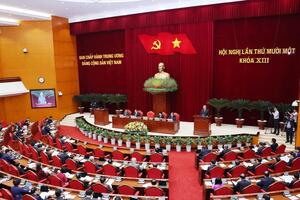 Ngày làm việc thứ hai của Hội nghị Trung ương 11 khóa XIII