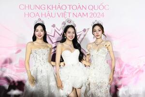 41 thí sinh tỏa sáng đêm Chung khảo toàn quốc cuộc thi Hoa hậu Việt Nam 2024