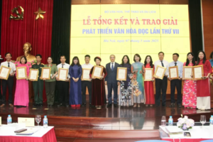 Vinh danh 35 cá nhân, tập thể phát triển văn hóa đọc