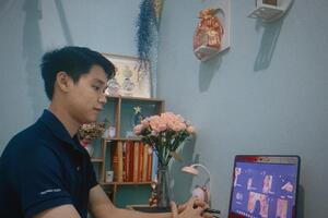 Trung úy Đỗ Văn Linh - người sĩ quan trẻ gieo chữ từ trái tim