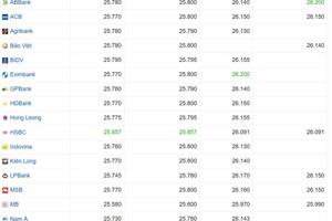Tỷ giá USD hôm nay 23/05/2025: Đồng USD phục hồi nhẹ